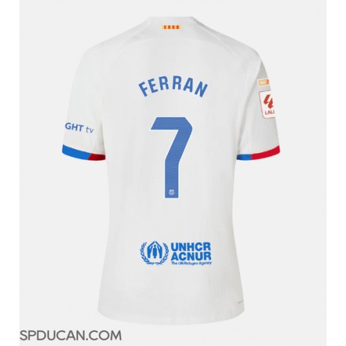 Muški Nogometni Dres Barcelona Ferran Torres #7 Gostujuci 2023-24 Kratak Rukav